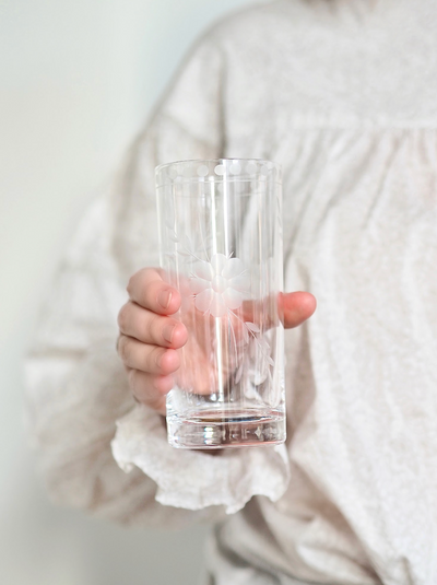 Belle Fleur Highball Glass - The Cross Decor & Design