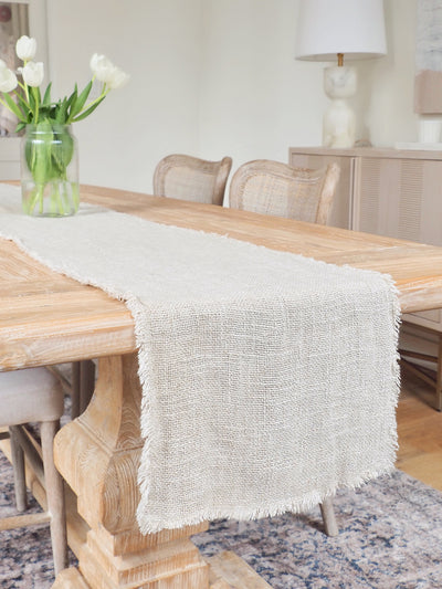 Zoey Ivory Table Runner - The Cross Decor & Design