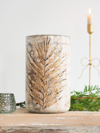 Golden Fern Mercury Vase - The Cross Decor & Design