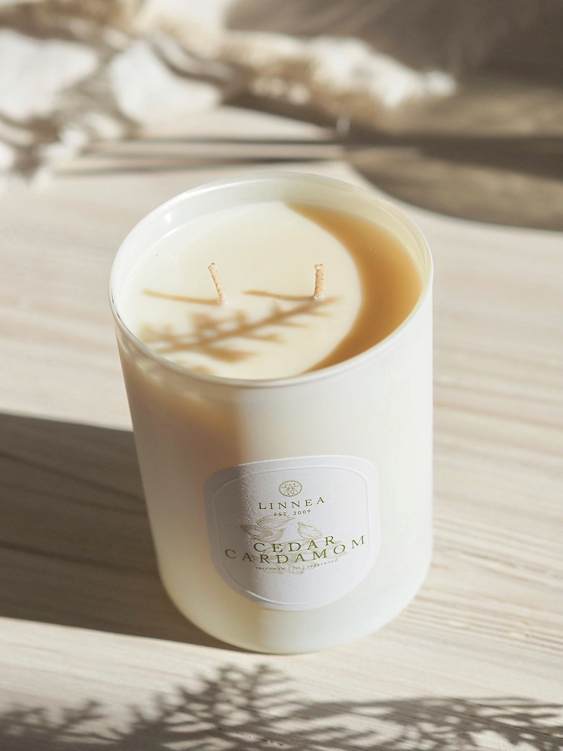 Cedar Cardamom 2 Wick Candle