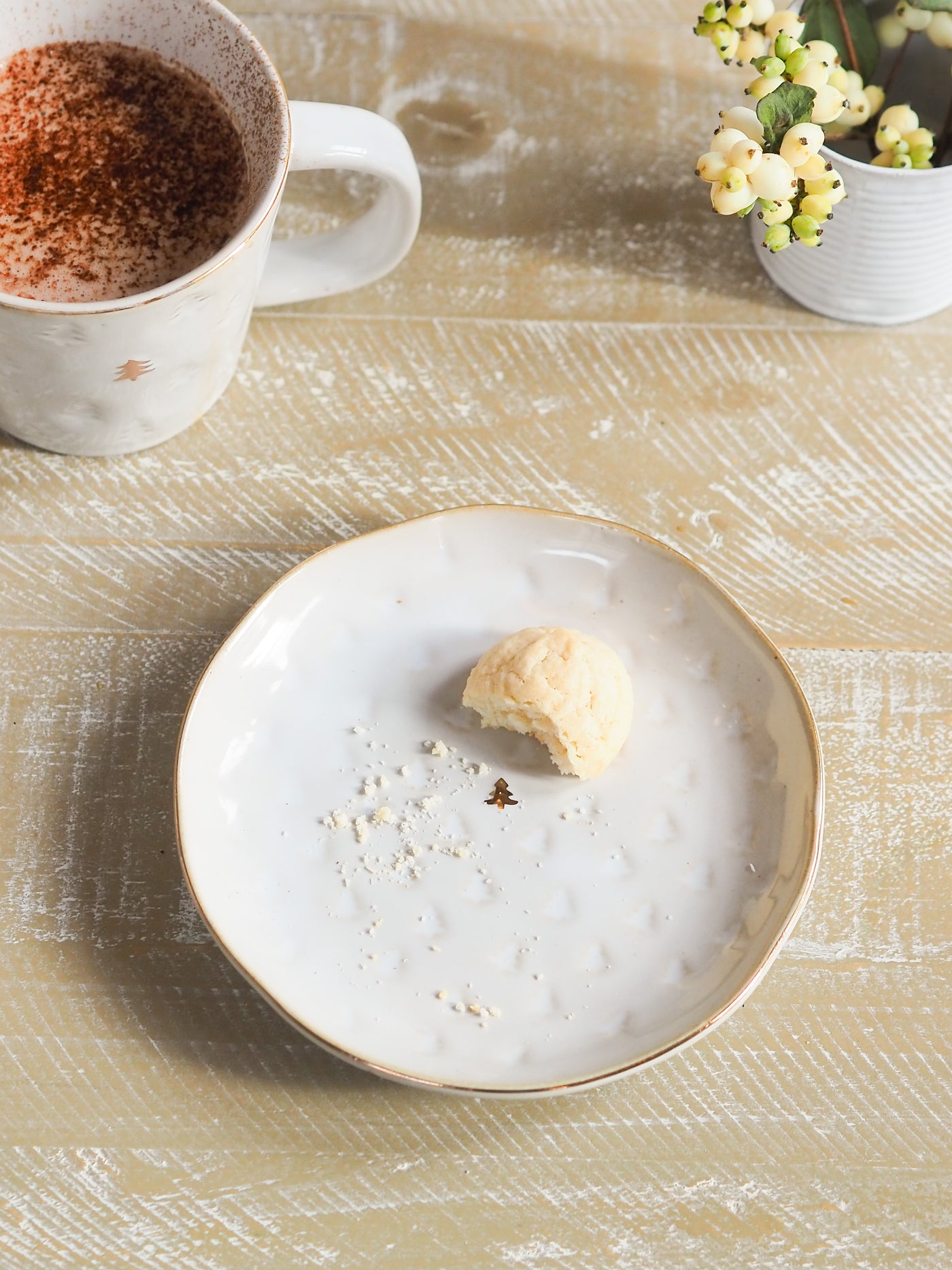 Holiday Trees Dessert Plate