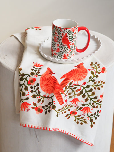Cardinals Tea Towel - The Cross Decor & Design