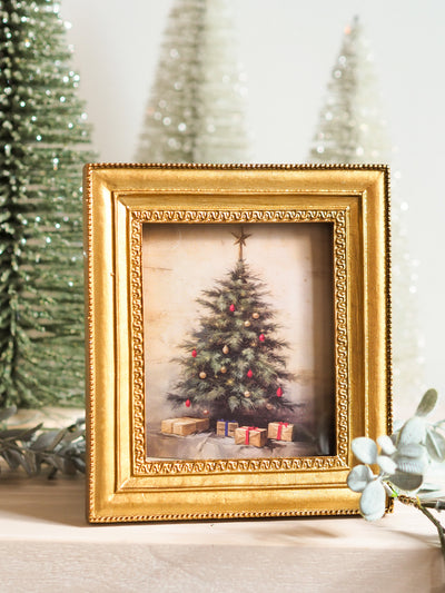 Festive Tree Framed Art Print 5x6