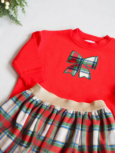 Holiday Plaid Tutu Skirt
