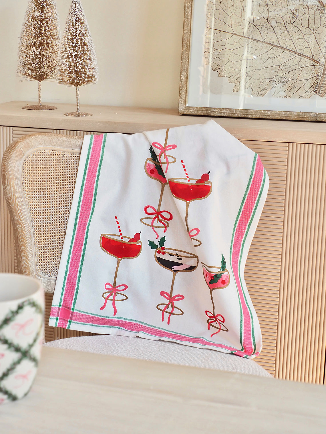 Cocktail Tower Tea Towel