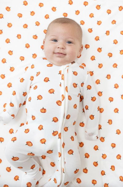 Little Pumpkins Zipper Footie - The Cross Decor & Design
