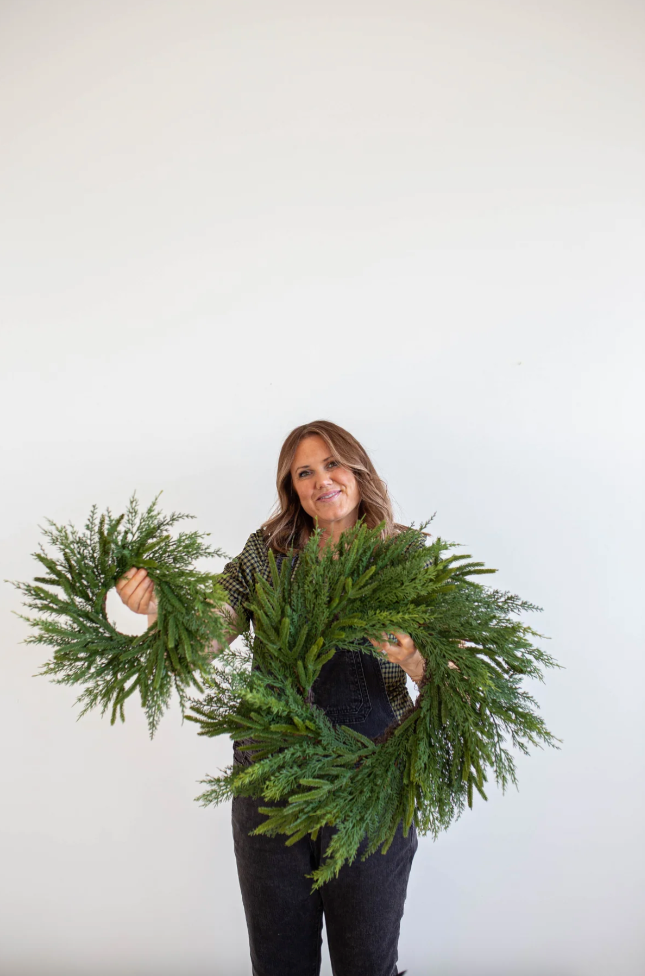 Cypress/Norfolk Wreath - The Cross Decor & Design