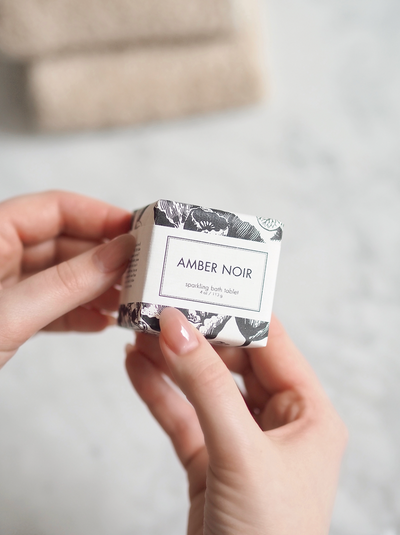 Amber Noir Sparkling Bath Bomb - The Cross Decor & Design