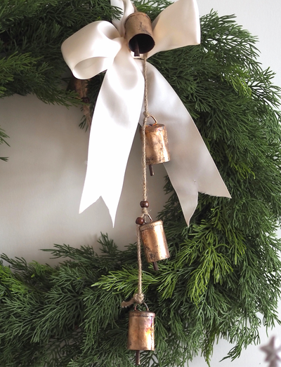 Hanging Bells w/ Wood Beads - The Cross Decor & Design