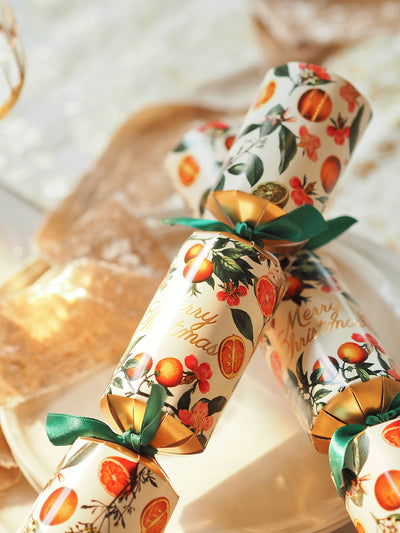 Antique White Oranges Crackers