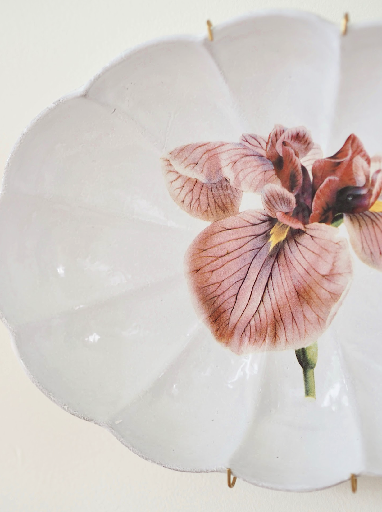 Iris John Derian Platter - The Cross Decor & Design