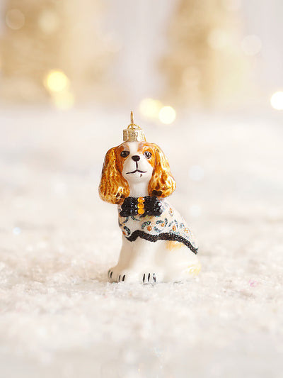 Sophisticated Spaniel Ornament