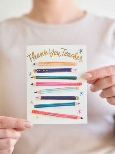 Thank You Teacher Card - The Cross Decor & Design