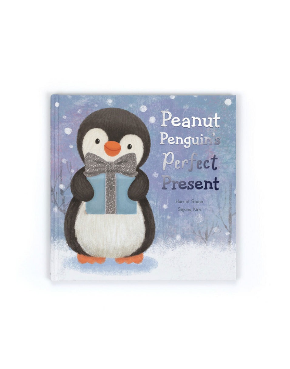 Jellycat Peanut Penguin’s Perfect Present Book