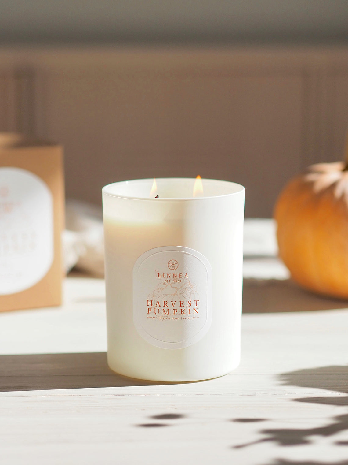 Harvest Pumpkin 2 Wick Candle