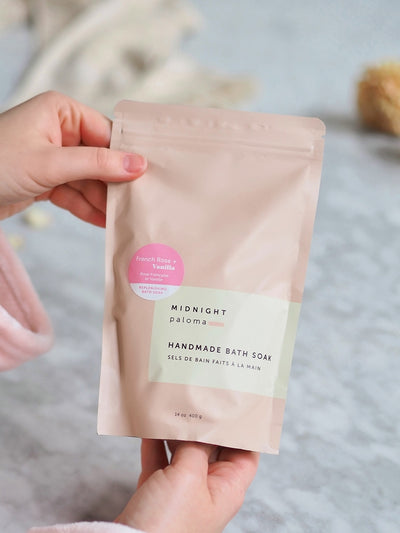 French Rose & Vanilla Replenishing Bath Soak 14oz