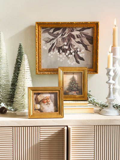 Santa Framed Art Print 5x6