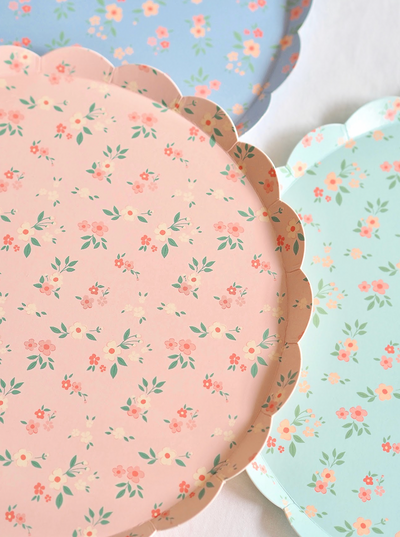 Vintage Ditsy Side Plates - The Cross Decor & Design