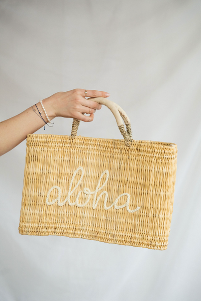 Aloha Market Basket - The Cross Decor & Design