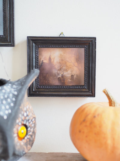 Spooky House Framed Print 5x6 - The Cross Decor & Design