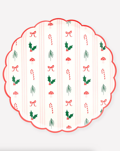 Festive Icon Stripes Side Plates