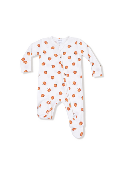 Little Pumpkins Zipper Footie - The Cross Decor & Design