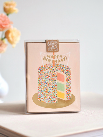 Layer Cake Birthday Card Boxed Set - The Cross Decor & Design