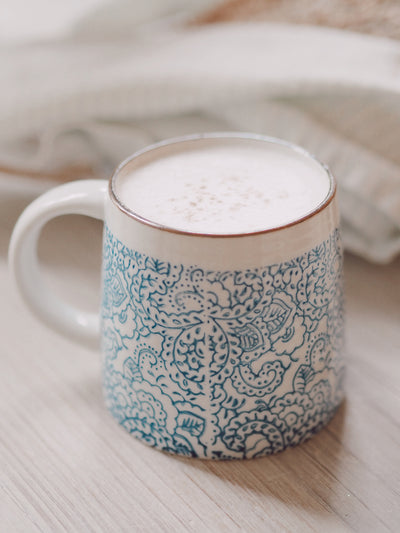 Jessi Blue Floral Mug - The Cross Decor & Design