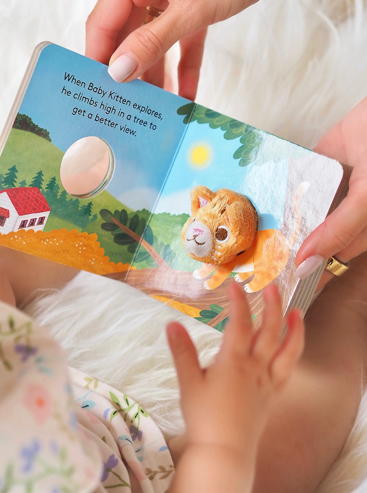 Baby Kitten Finger Puppet Book - The Cross Decor & Design