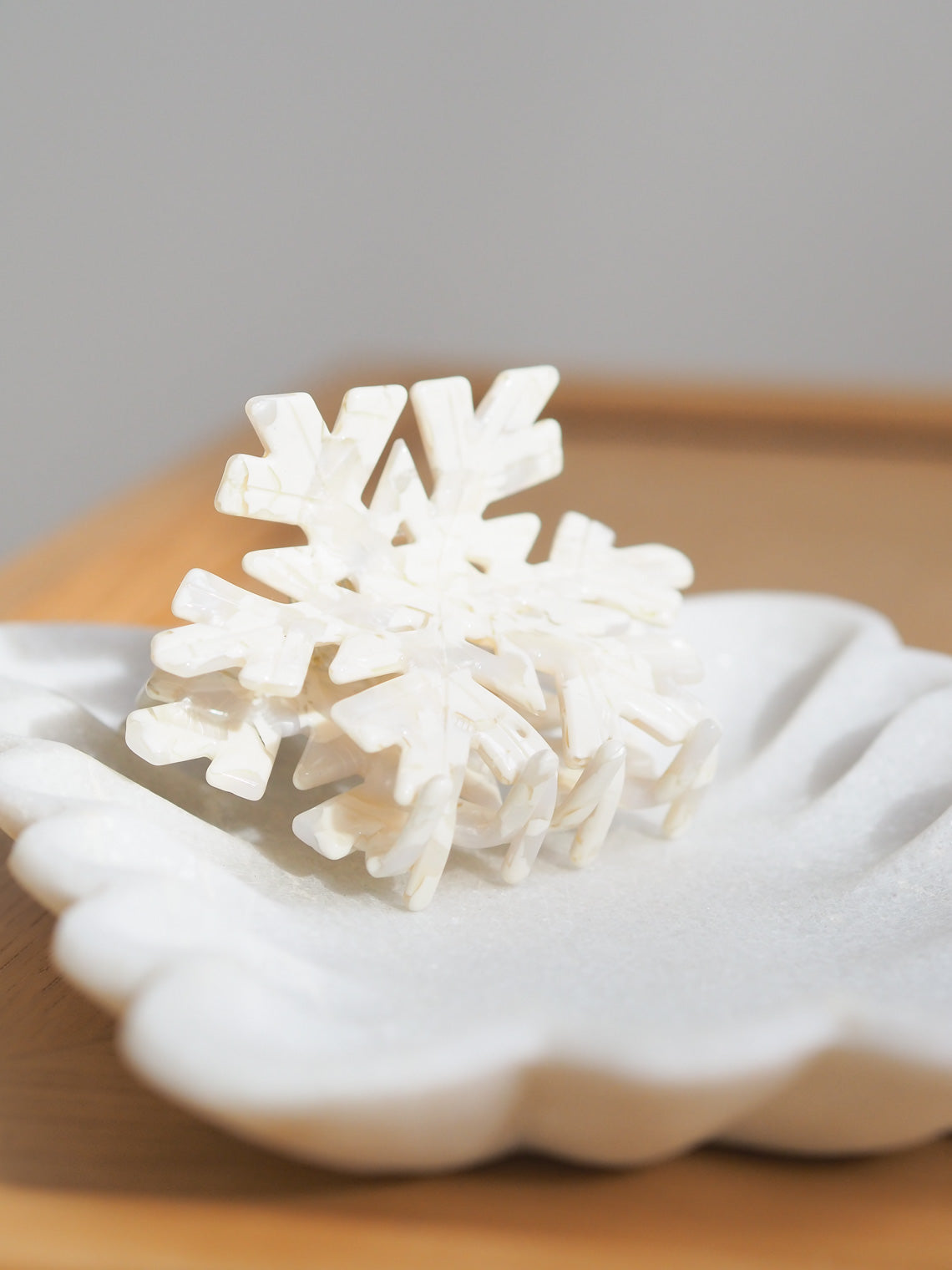 Snowflake Holiday Claw Clip