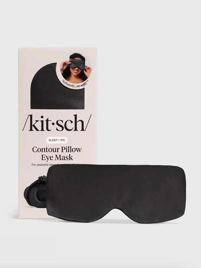 Charcoal Contour Pillow Eye Mask