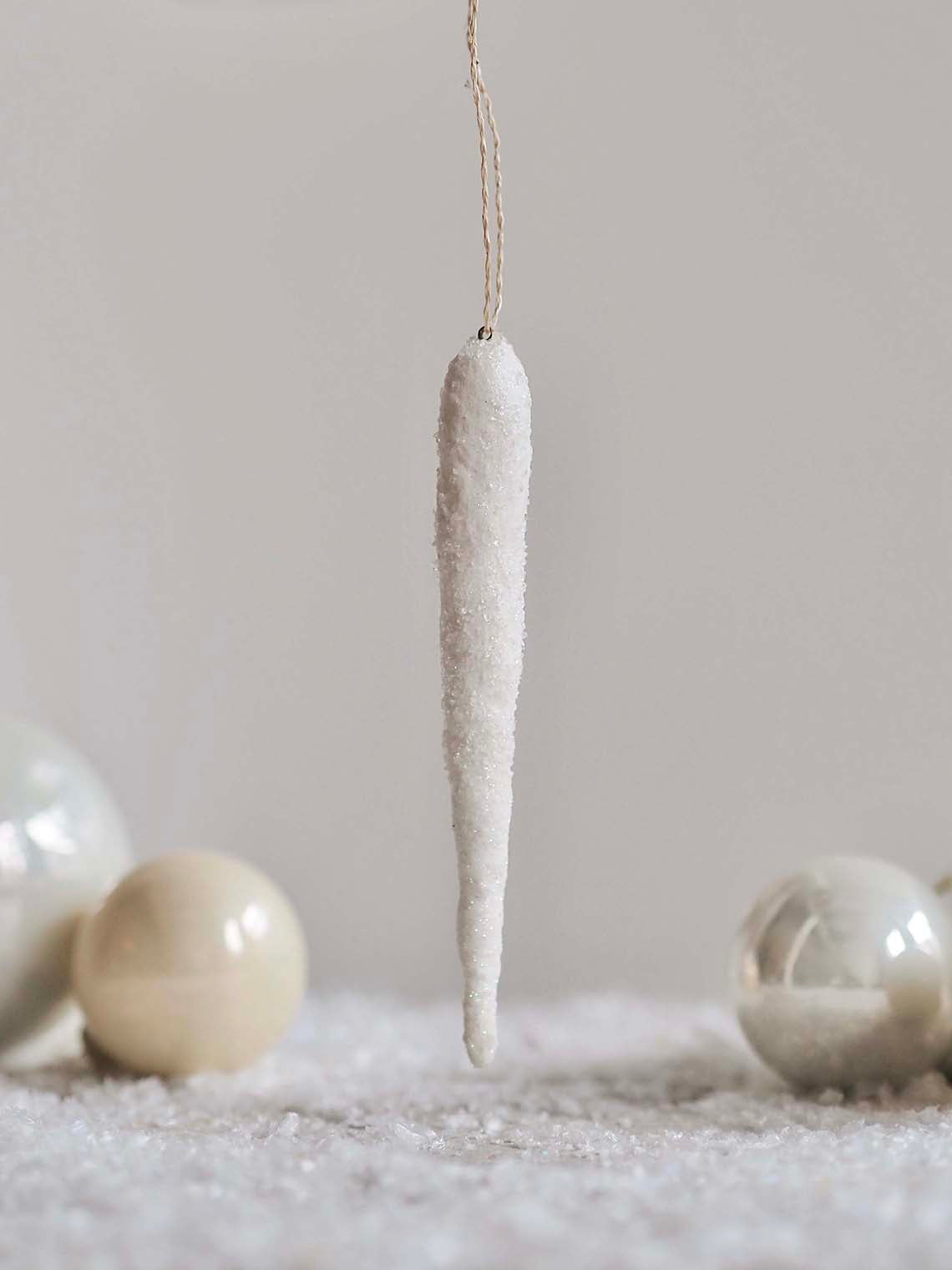 Sparkling Icicle Ornament - The Cross Decor & Design