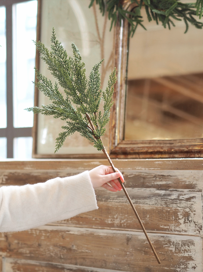 Cypress Pine Faux Stem - The Cross Decor & Design
