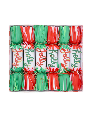 Jolly Holly Fringe Crackers