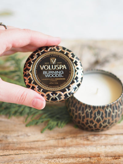 Burning Woods Mini Tin Candle