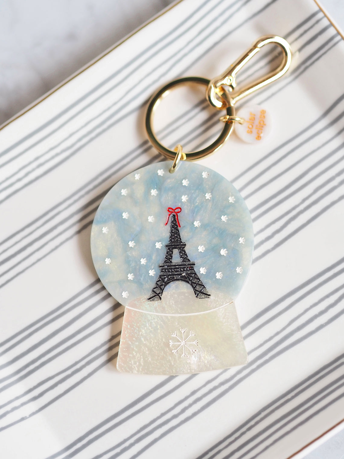 Snow Globe Bag Charm