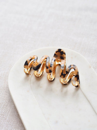 Willow Core Claw Clip | Light Tortoise - The Cross Decor & Design