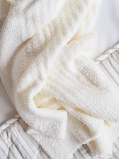 CozyChic Lite® Ribbed Baby Blanket | Pearl - The Cross Decor & Design