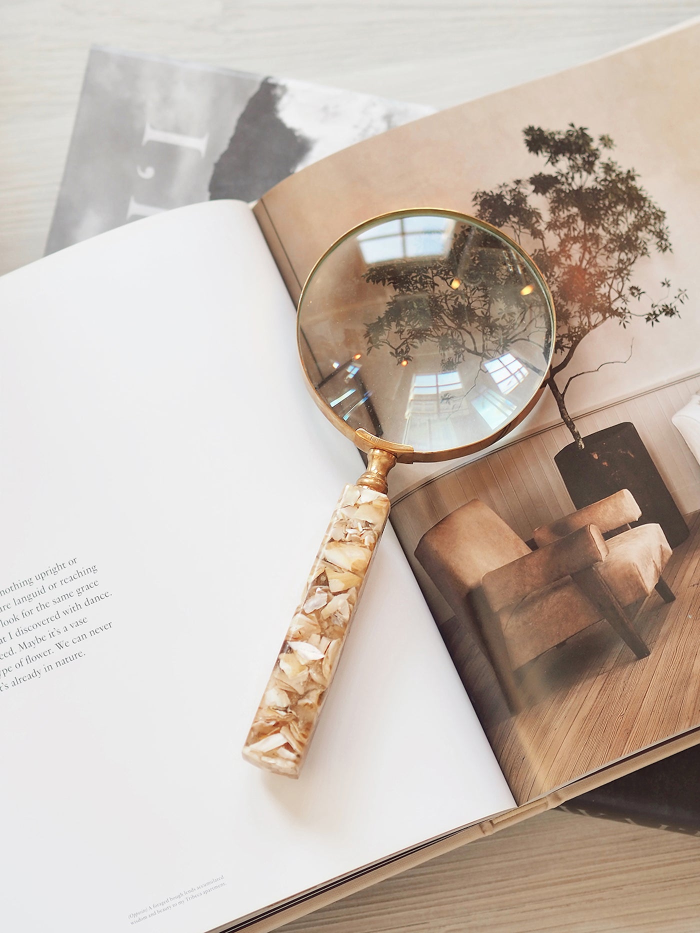 Mother of Pearl Magnifying Glass - The Cross Decor & Design
