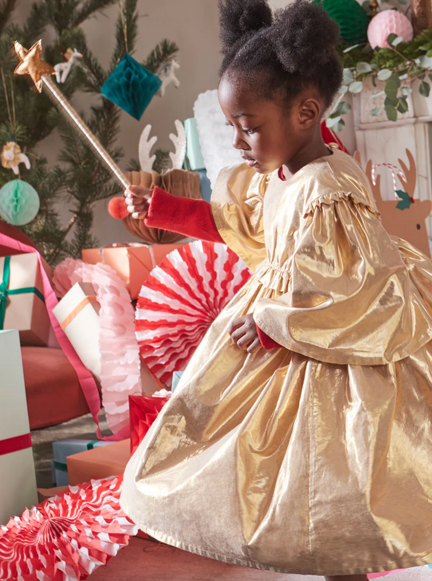 Gold Angel Dress - The Cross Decor & Design