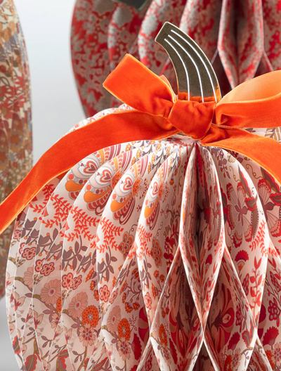 Liberty Paper Pumpkins Set - The Cross Decor & Design