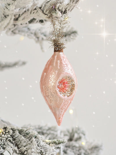 Pale Pink Victorian Finial Ornament