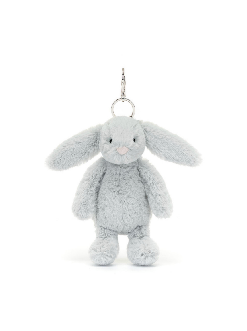 Jellycat Silver Bunny Bag Charm
