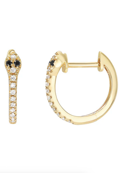 Snake Huggies | 14K Gold - The Cross Decor & Design