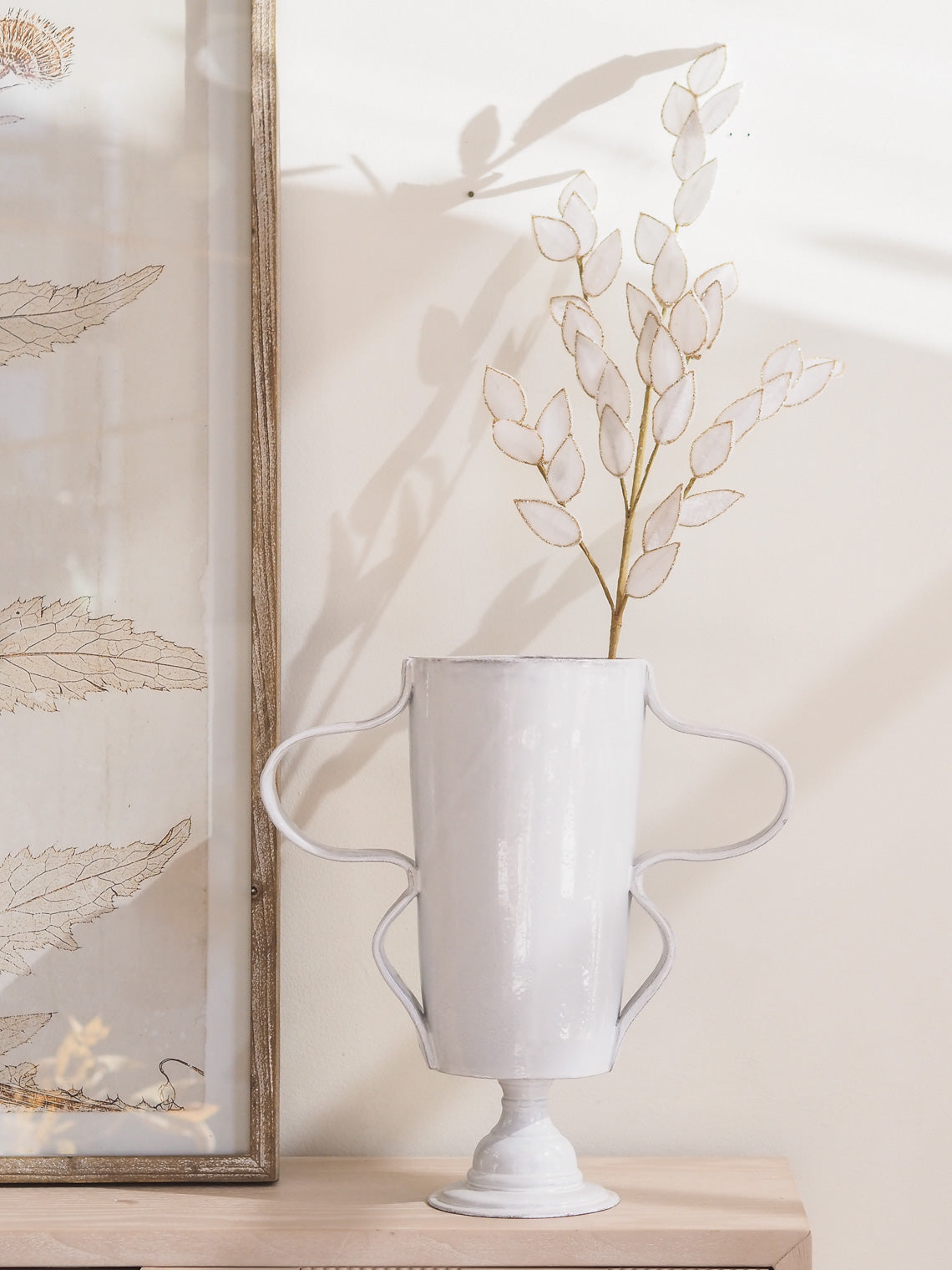 White Leaf Stem - The Cross Decor & Design