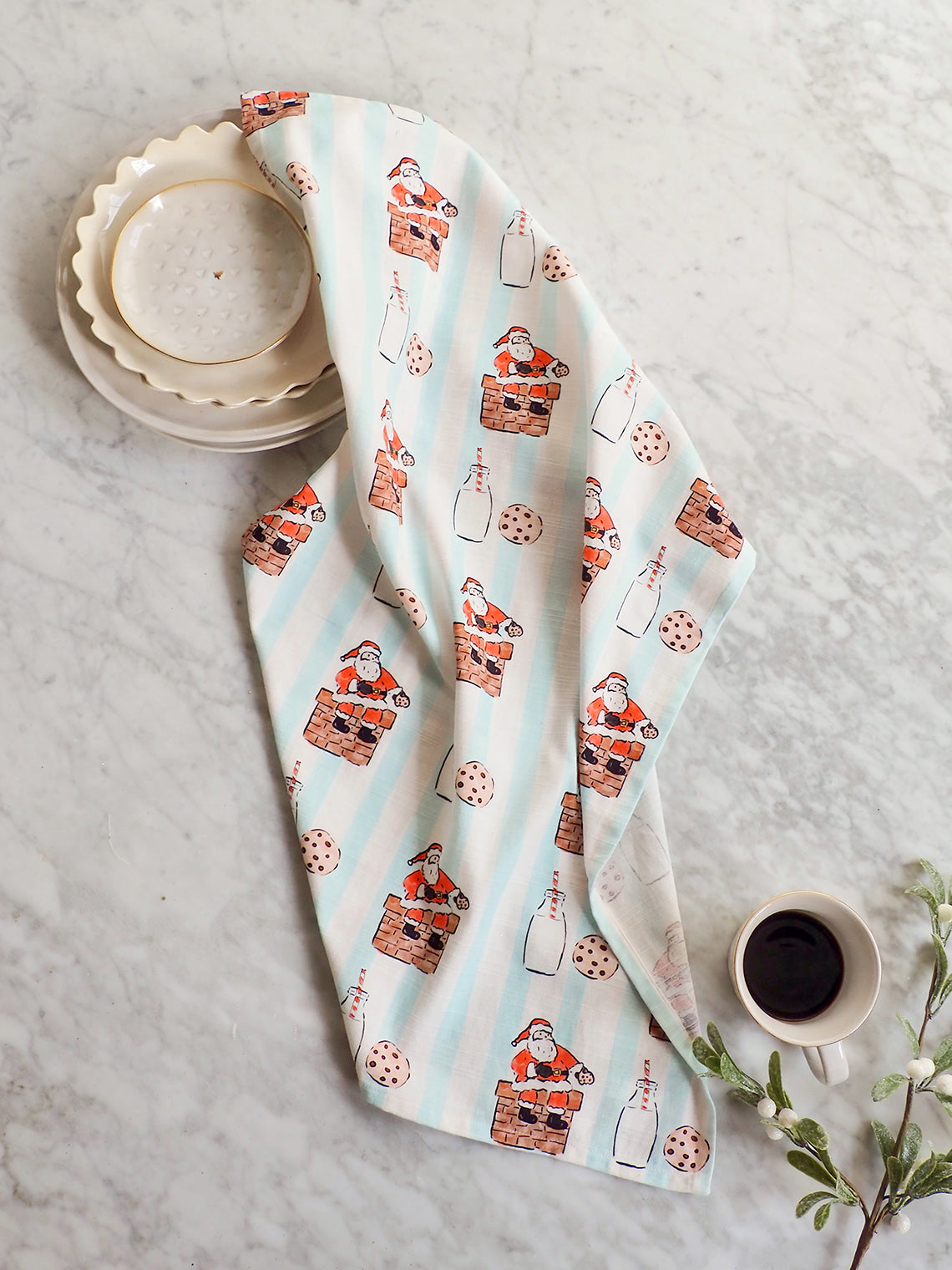Milk & Cookies Tea Towel