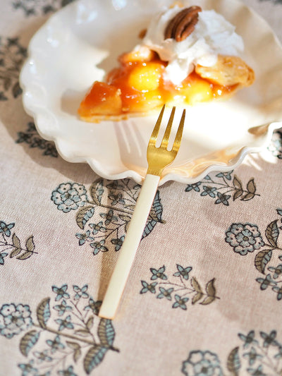 Ivory Luxe Dessert Fork - The Cross Decor & Design