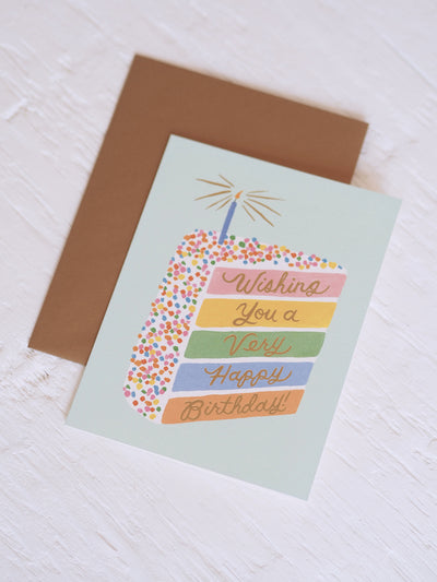 Cake Slice Birthday Card - The Cross Decor & Design
