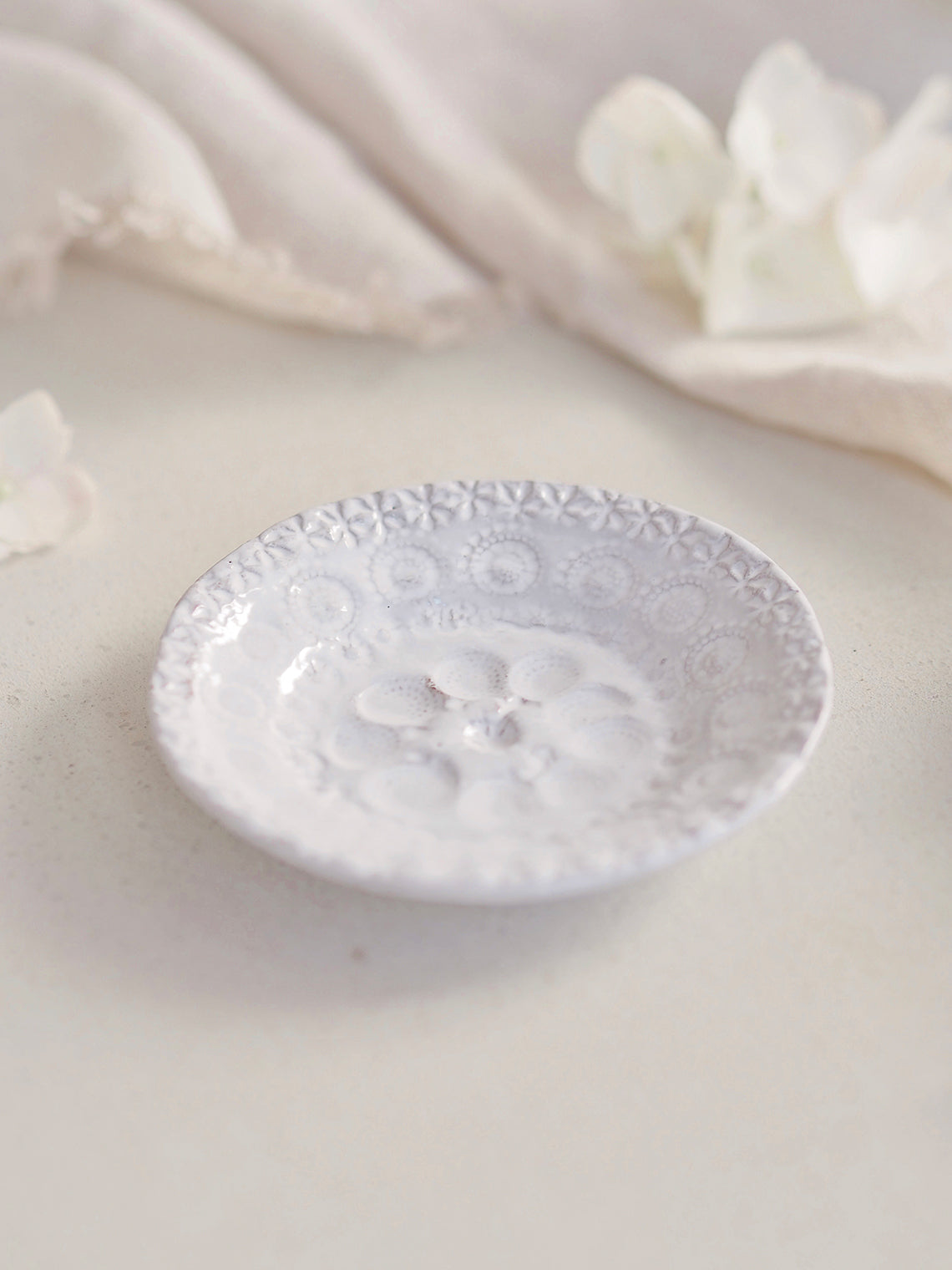 Nathalie Deep Saucer | Small - The Cross Decor & Design