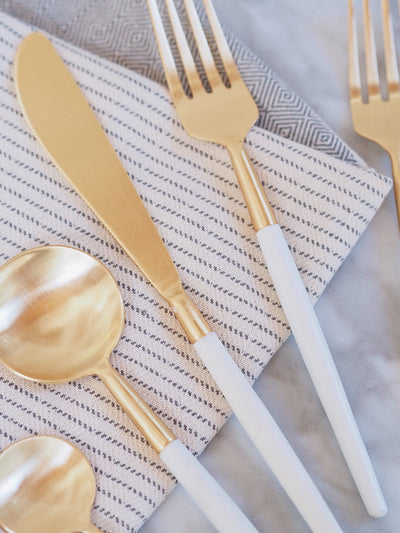 Clara Gold Cutlery - The Cross Decor & Design